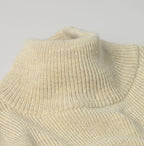 US Float Boiled Wool Ribbed Turtle Detail