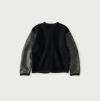 Crazy Boiled Wool Knit Tyrolean Cardigan Back