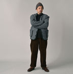 Crazy Boiled Wool Knit Tyrolean Cardigan Male Model