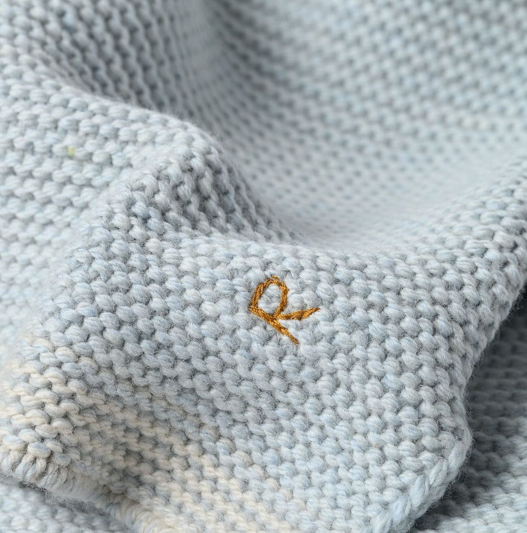 Yak Merino Muffler Detail