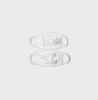Cotton Kanoko Smile Mask White