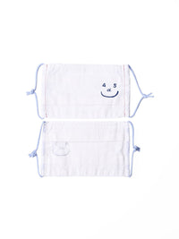 Khadi Cotton Smile Mask (3 Piece Set of Khadi White Cotton)