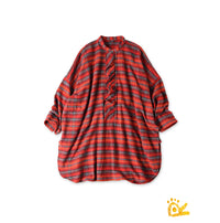 ONEONE Iroiro Indian Flannel Frill Tunic
