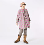 ONEONE Iroiro Indian Flannel Frill Tunic Female Model