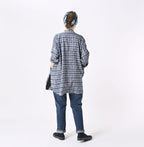 ONEONE Iroiro Indian Flannel Frill Tunic Female Model
