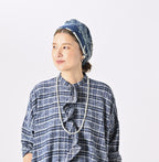 ONEONE Iroiro Indian Flannel Frill Tunic Female Model