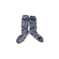 Indigo Zakkuri Knitsew Socks