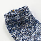 Indigo Zakkuri Knitsew Socks