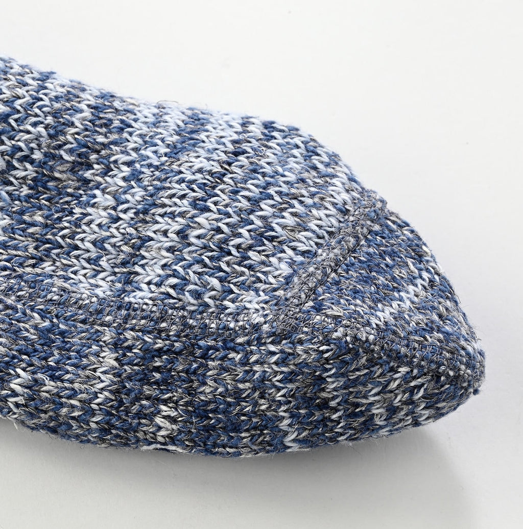 Indigo Zakkuri Knitsew Socks