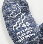 Indigo Zakkuri Knitsew Socks