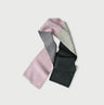 Float Double Faced Muffler Off White x Pink
