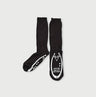 Super Gauze Knitsew Socks Dark Brown