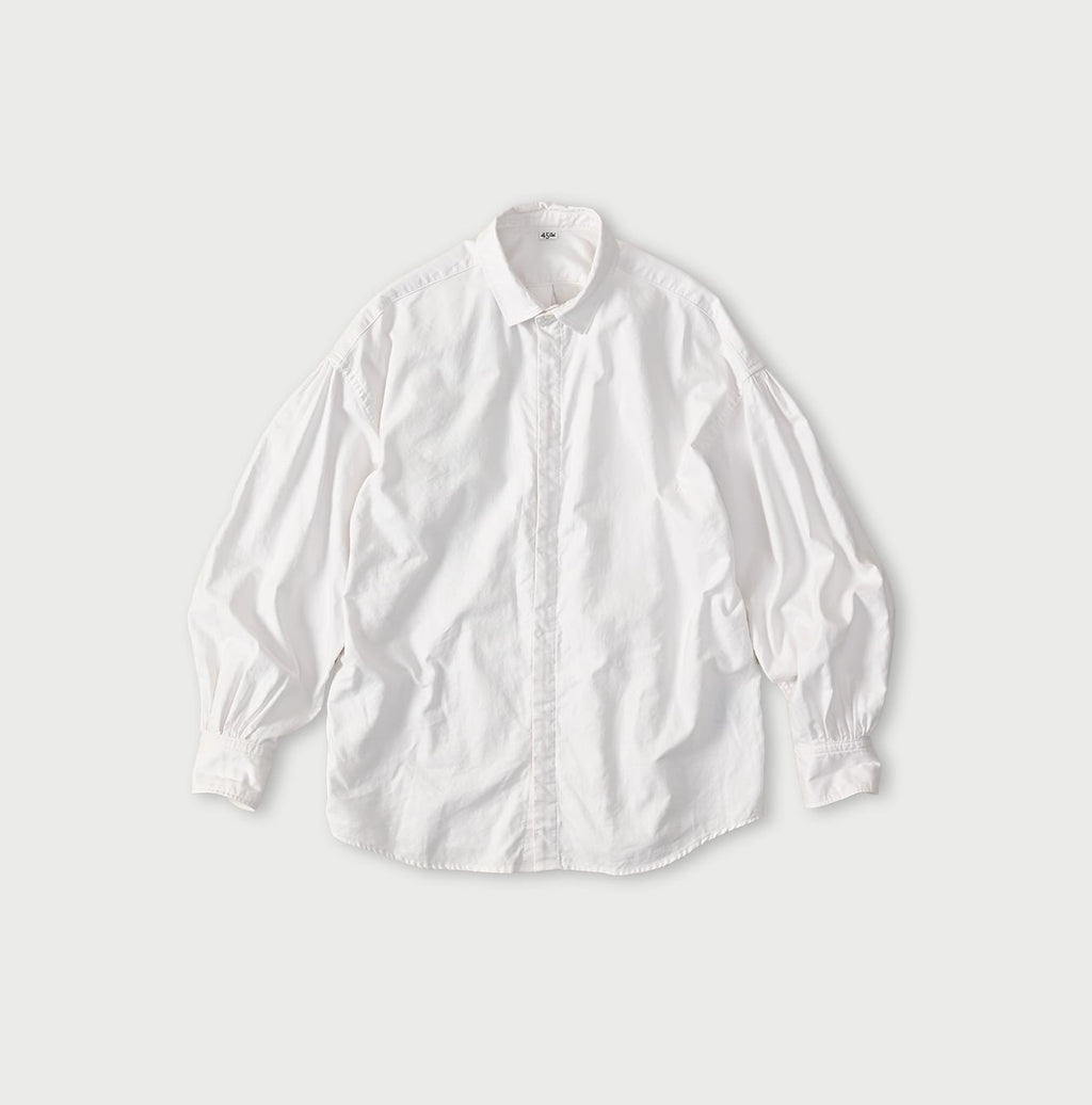 Supima OX Petit Collar Long Sleeve Coupé Shirt Ice Chambray