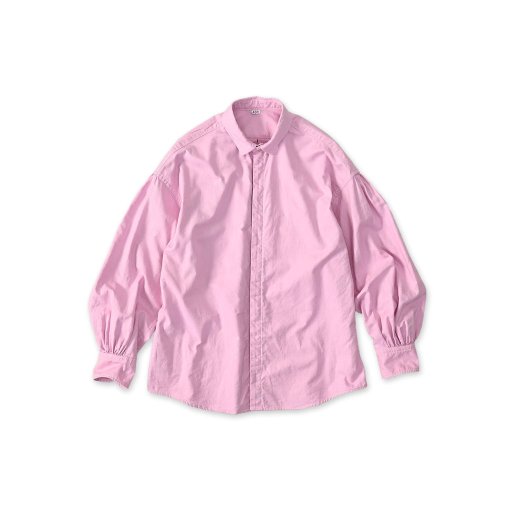 Supima OX Petit Collar Long Sleeve Coupé Shirt Pink Chambray
