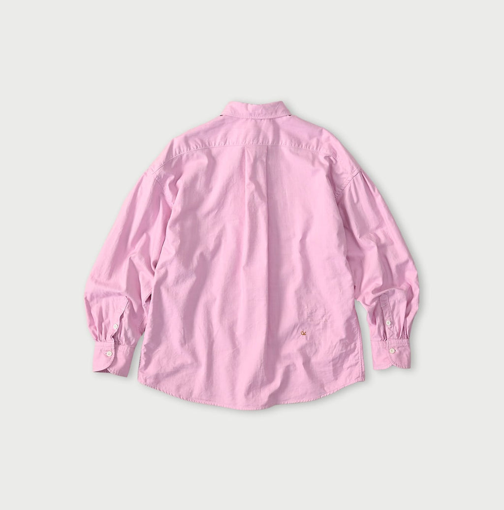 Supima OX Petit Collar Long Sleeve Coupé Shirt Back