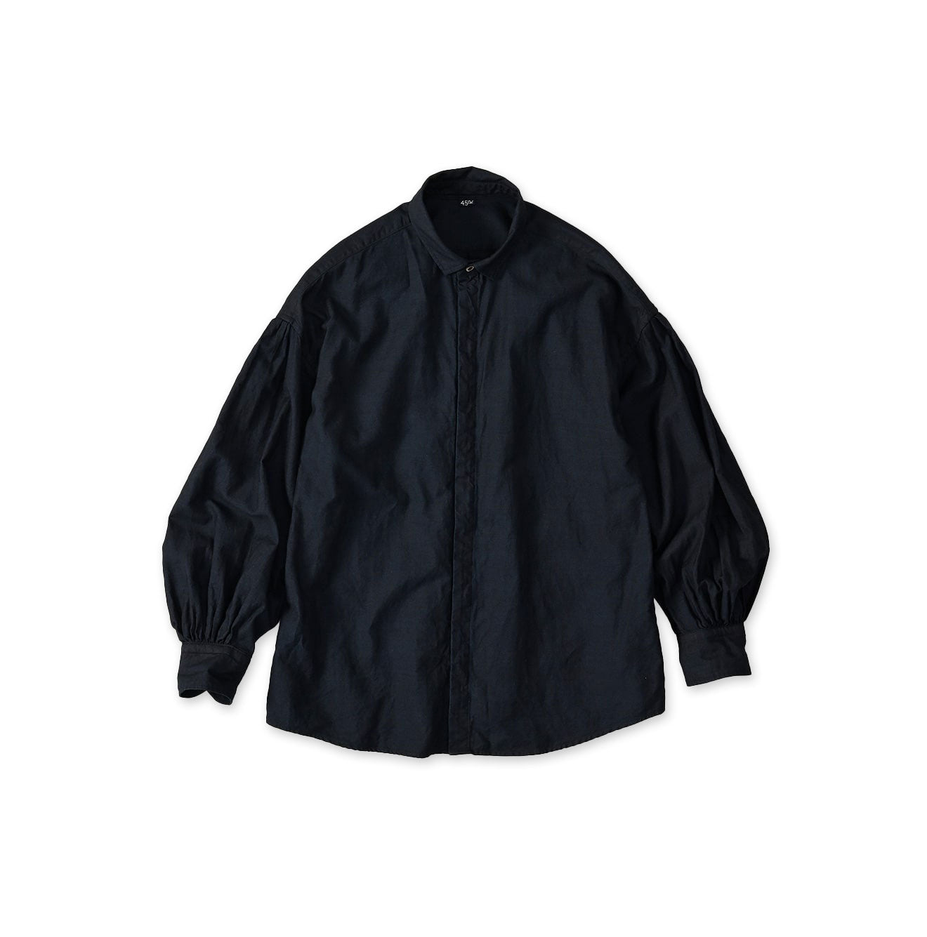 Indigo Supima OX Petit Collar Long Sleeve Coupé Shirt