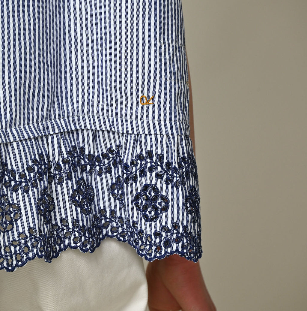 Supima OX Cutwork M Camisole Detail