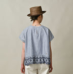 Supima OX Cutwork M Camisole Female Model