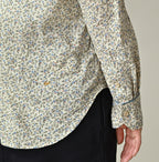 Ivy Flower Print Frill Blouse Detail