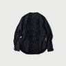 Indigo Ivy Flower Print Frill Blouse