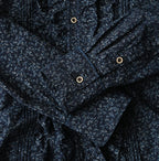 Indigo Ivy Flower Print Frill Blouse Detail