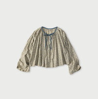 Ivy Flower Print Chou Chou Smock Blouse