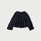 Indigo Ivy Flower Print Chou Chou Smock Blouse Back