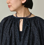 Indigo Ivy Flower Print Chou Chou Smock Blouse Detail