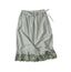 Supima OX Petit Skirt Green Stripes