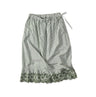 Supima OX Petit Skirt Green Stripes