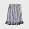 Supima OX Petit Skirt Blue Stripes
