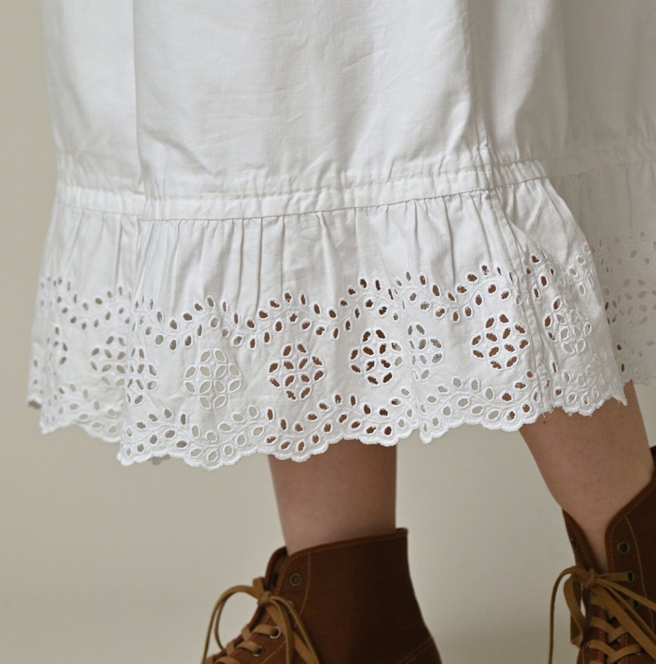 Supima OX Petit Skirt Detail