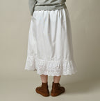 Supima OX Petit Skirt Female Model