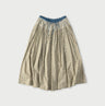 Ivy Flower Print Easy Gather Skirt Blue
