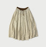 Ivy Flower Print Easy Gather Skirt Brown