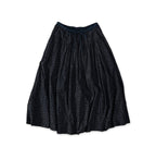 Indigo Ivy Flower Print Easy Gather Skirt