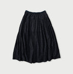 Indigo Ivy Flower Print Easy Gather Skirt Back