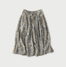 Indian Khadi Flower Sarasa Print Easy Gather Skirt Saxe