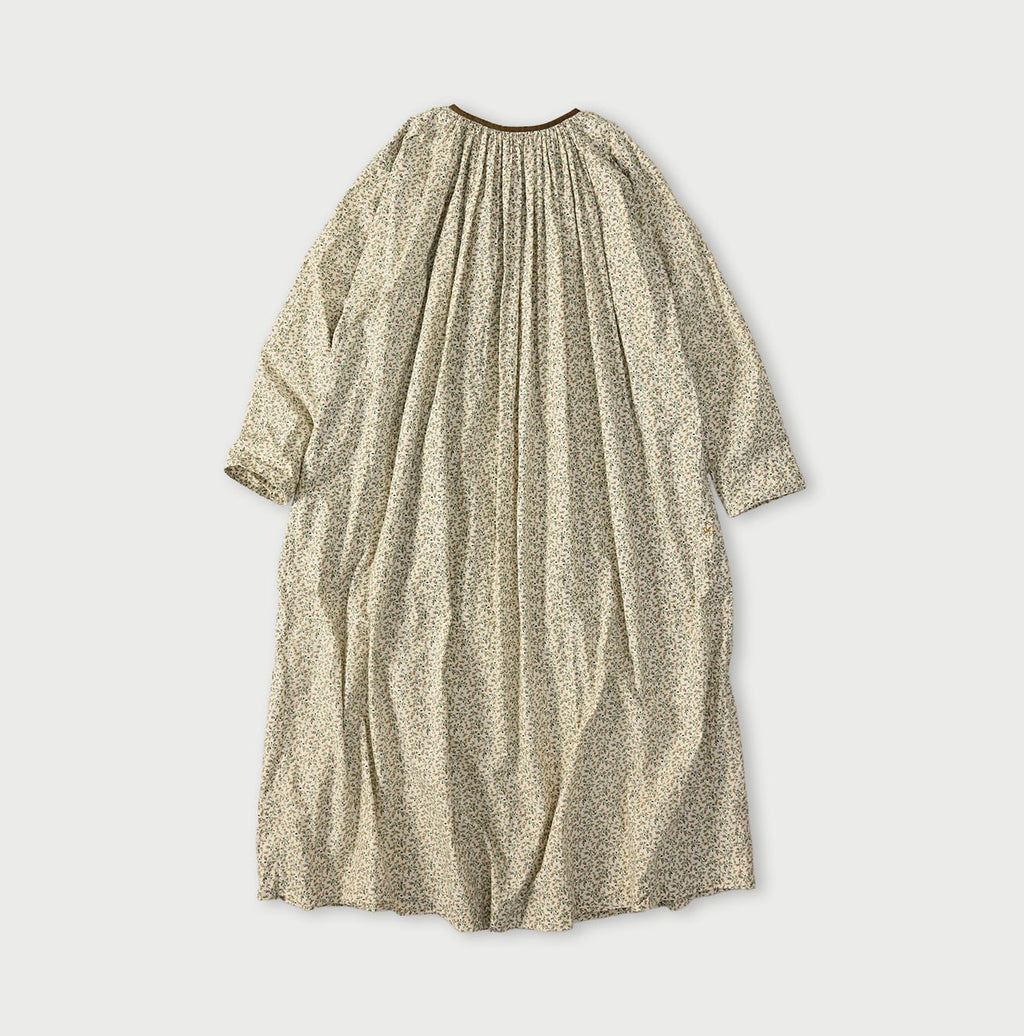 Ivy Flower Print Chou Chou Smock Dress Back