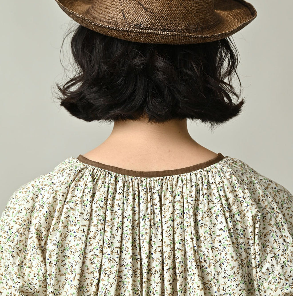 Ivy Flower Print Chou Chou Smock Dress Detail
