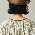 Ivy Flower Print Chou Chou Smock Dress Detail