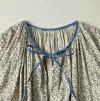 Ivy Flower Print Chou Chou Smock Dress Detail