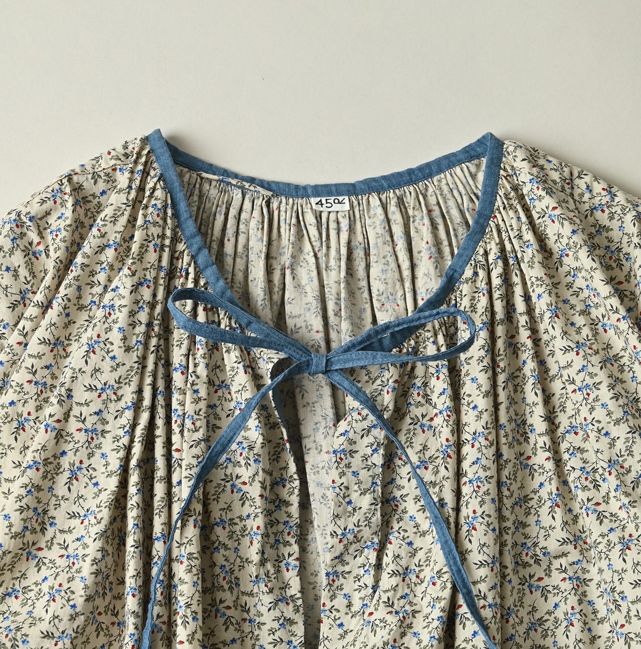 Ivy Flower Print Chou Chou Smock Dress Detail