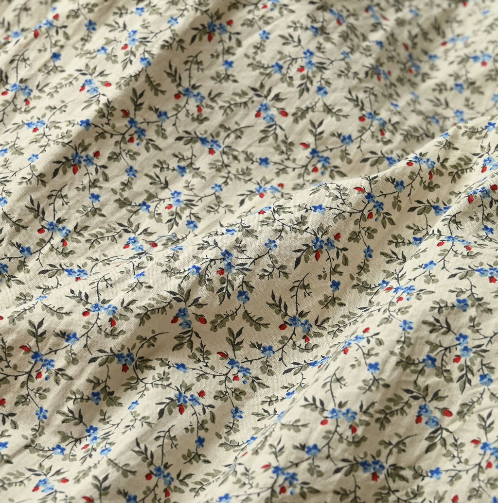 Ivy Flower Print Chou Chou Smock Dress Detail