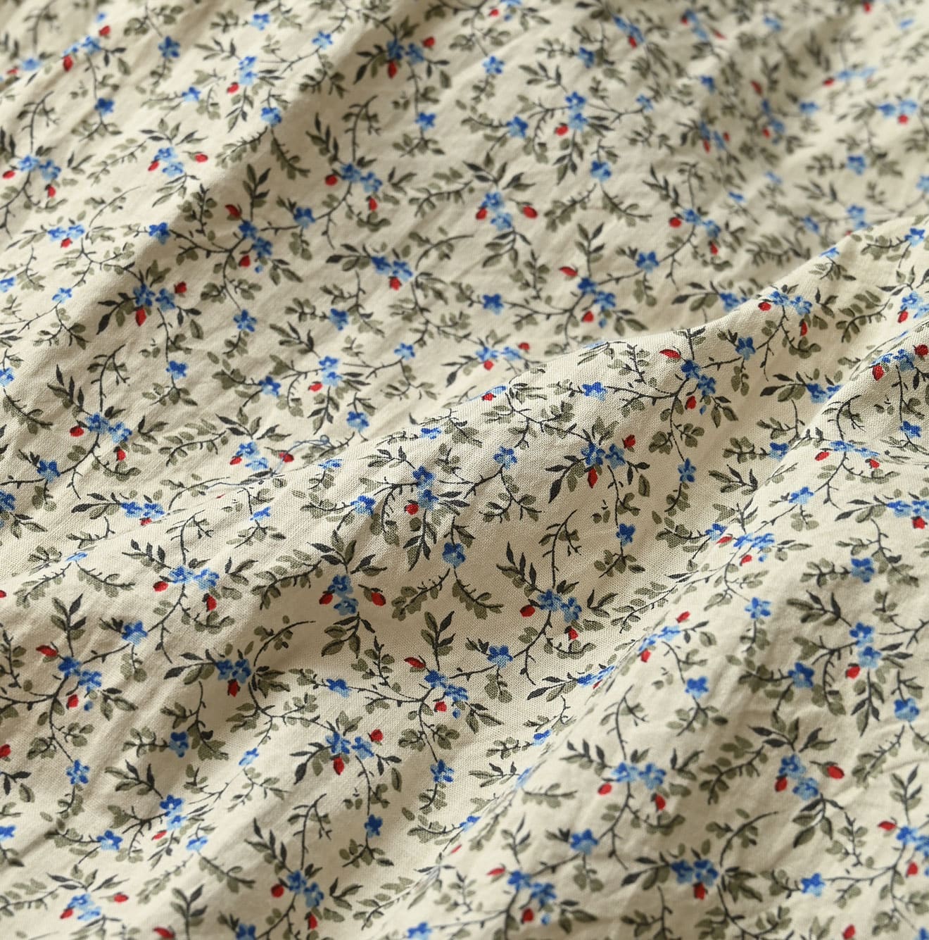 Ivy Flower Print Chou Chou Smock Dress Detail