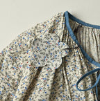 Ivy Flower Print Chou Chou Smock Dress Detail