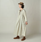 Ivy Flower Print Chou Chou Smock Dress Female Model