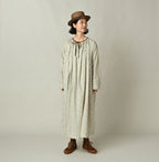 Ivy Flower Print Chou Chou Smock Dress Female Model