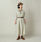 Ivy Flower Print Chou Chou Smock Dress Female Model