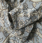 Indian Khadi Flower Sarasa Print Chou Chou Smock Dress Detail